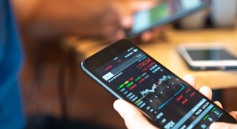 trading bourse sur mobile